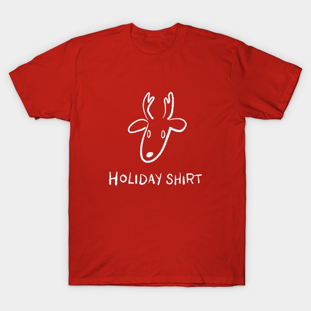 Minimalist Holidays - Holiday Shirt T-Shirt by tigerbright